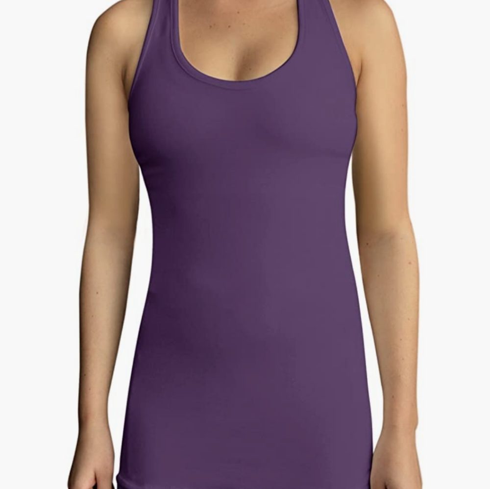 Aurorae Purple or Black Racerback Tank Size XS